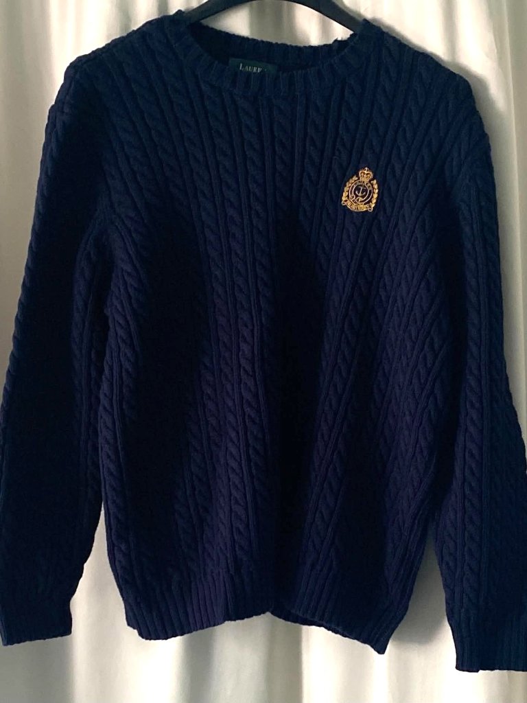 Vintage Lauren Ralph Lauren 90's-2000's Cable Knit Sweater Logo Australia